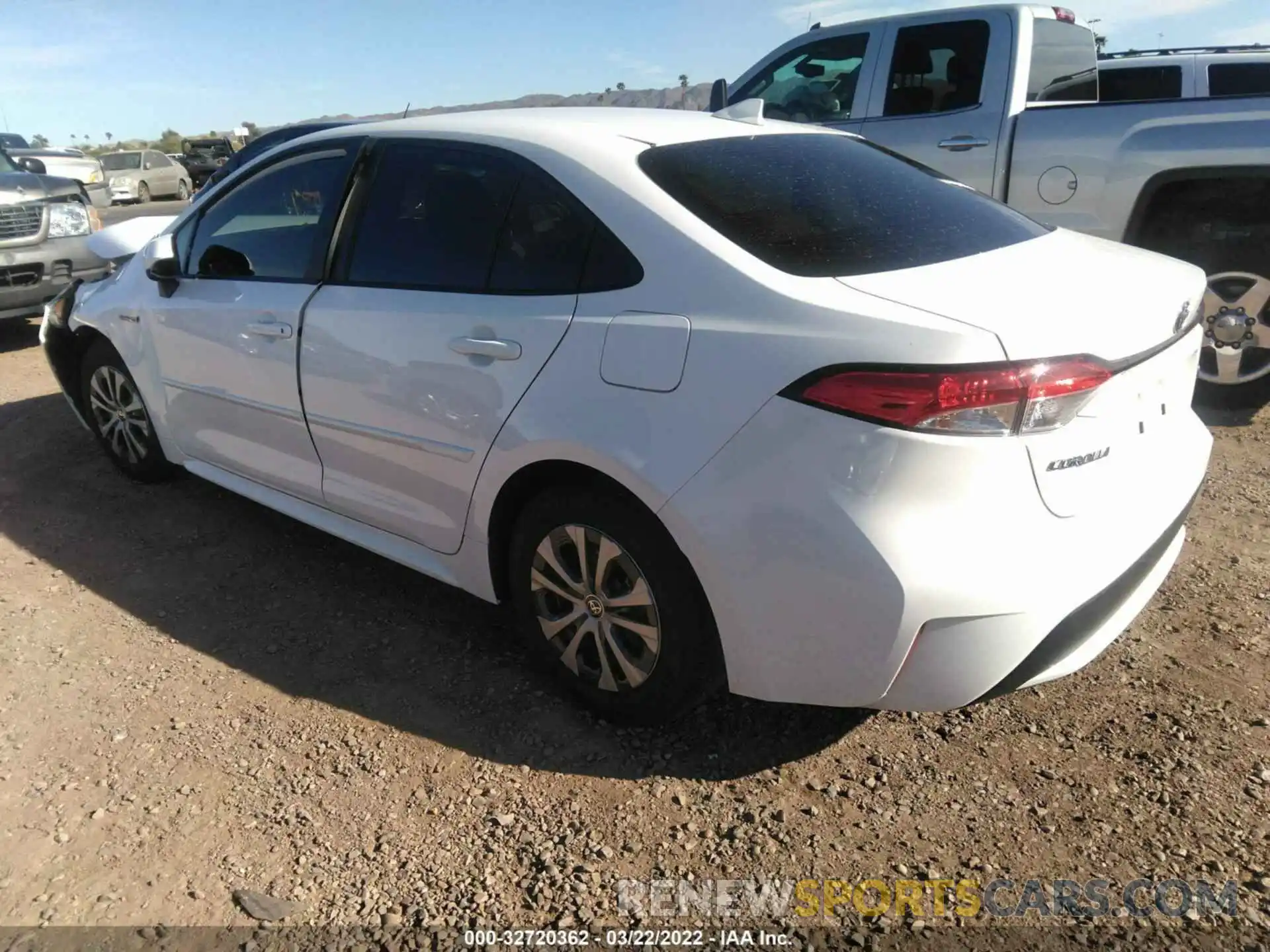 3 Photograph of a damaged car JTDEAMDE6MJ004909 TOYOTA COROLLA 2021