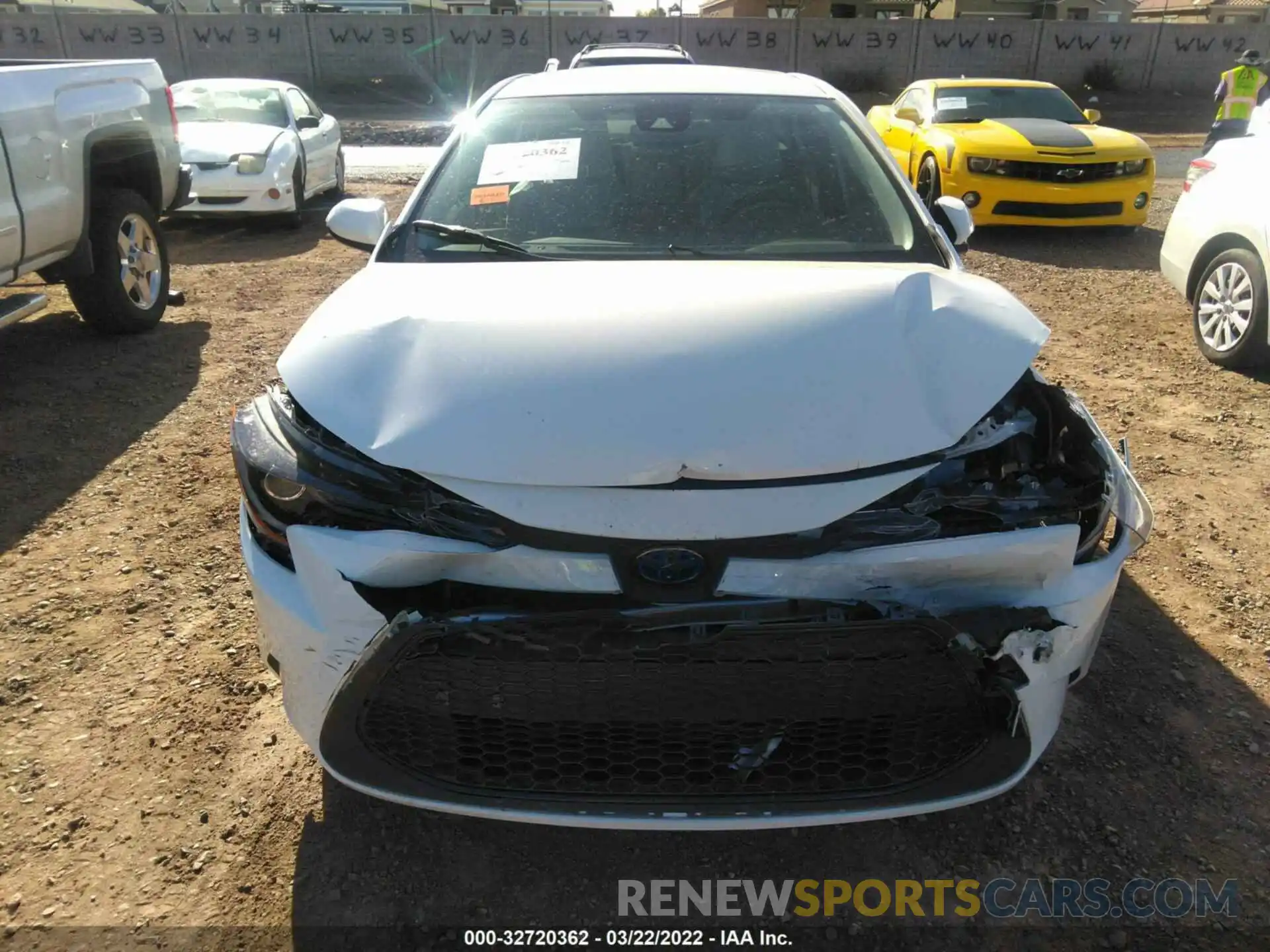 6 Photograph of a damaged car JTDEAMDE6MJ004909 TOYOTA COROLLA 2021