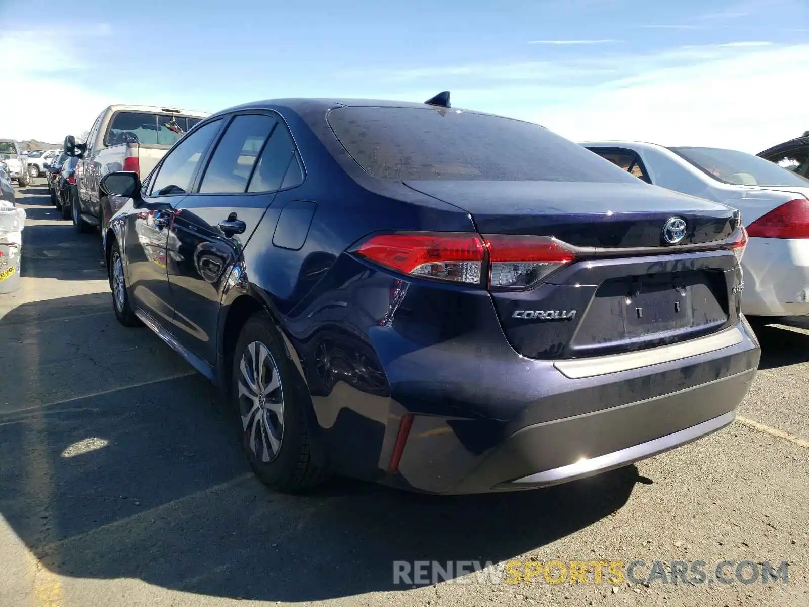 3 Photograph of a damaged car JTDEAMDE6MJ005087 TOYOTA COROLLA 2021