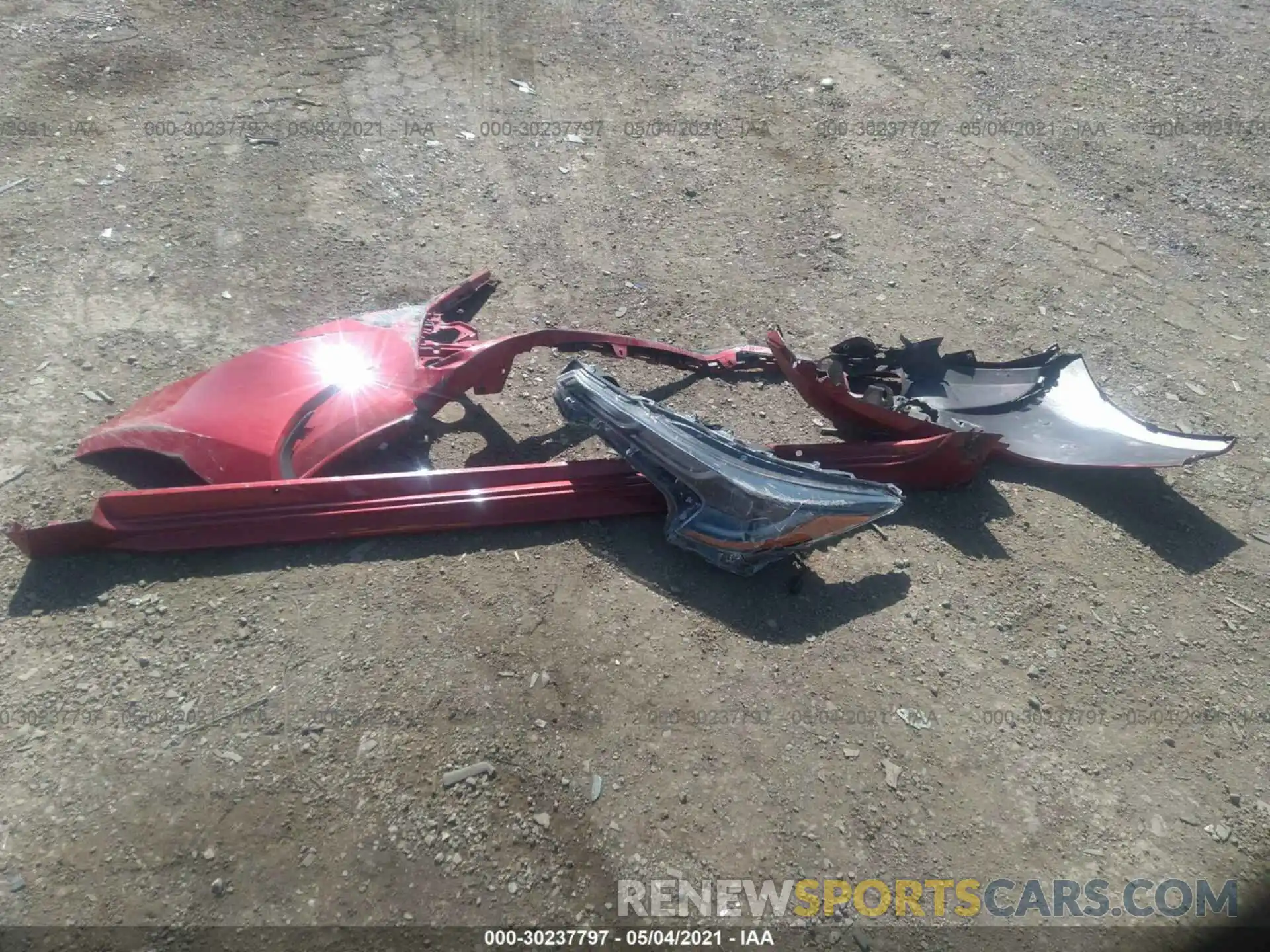 12 Photograph of a damaged car JTDEAMDE6MJ005168 TOYOTA COROLLA 2021