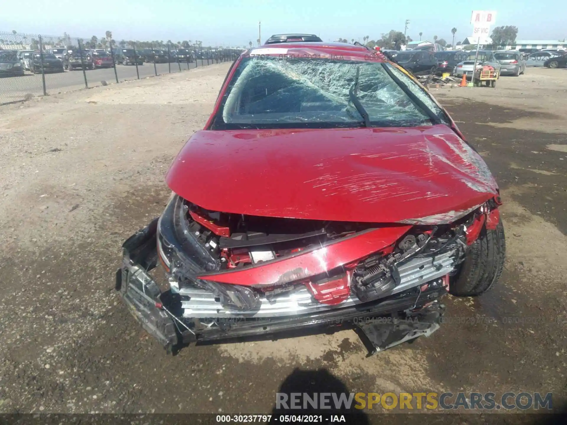 6 Photograph of a damaged car JTDEAMDE6MJ005168 TOYOTA COROLLA 2021