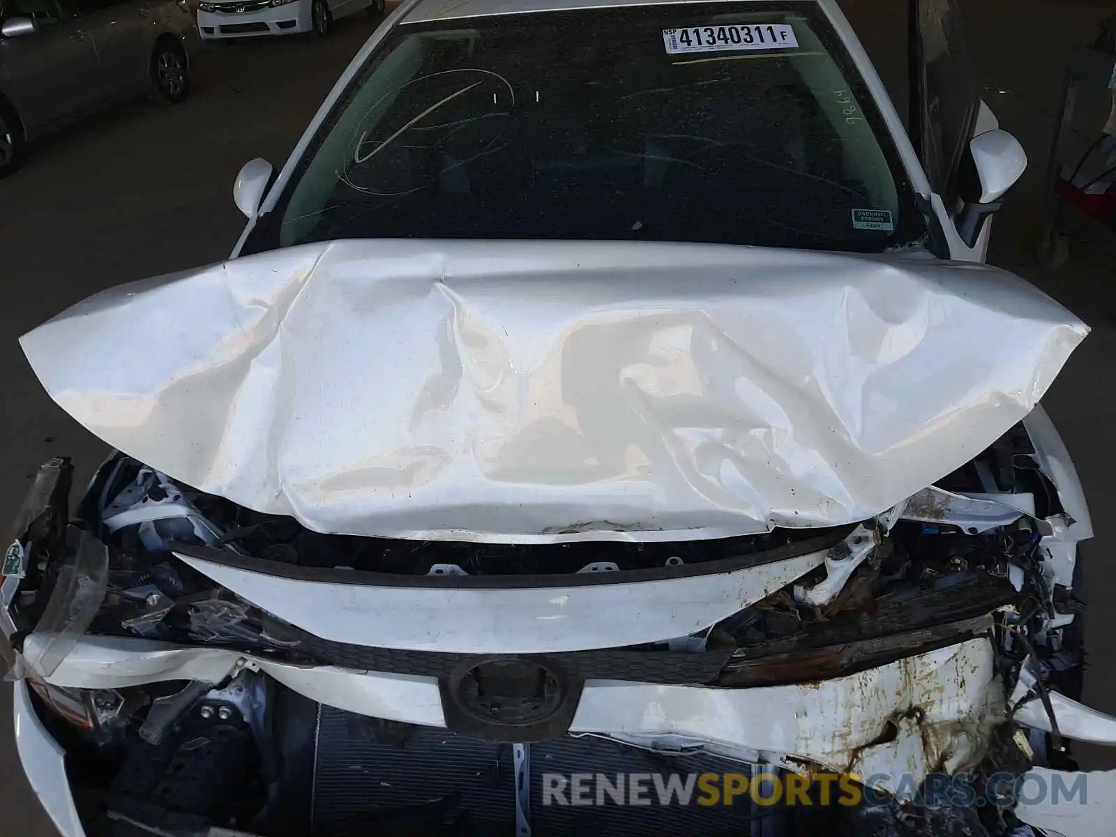 7 Photograph of a damaged car JTDEAMDE6MJ005610 TOYOTA COROLLA 2021