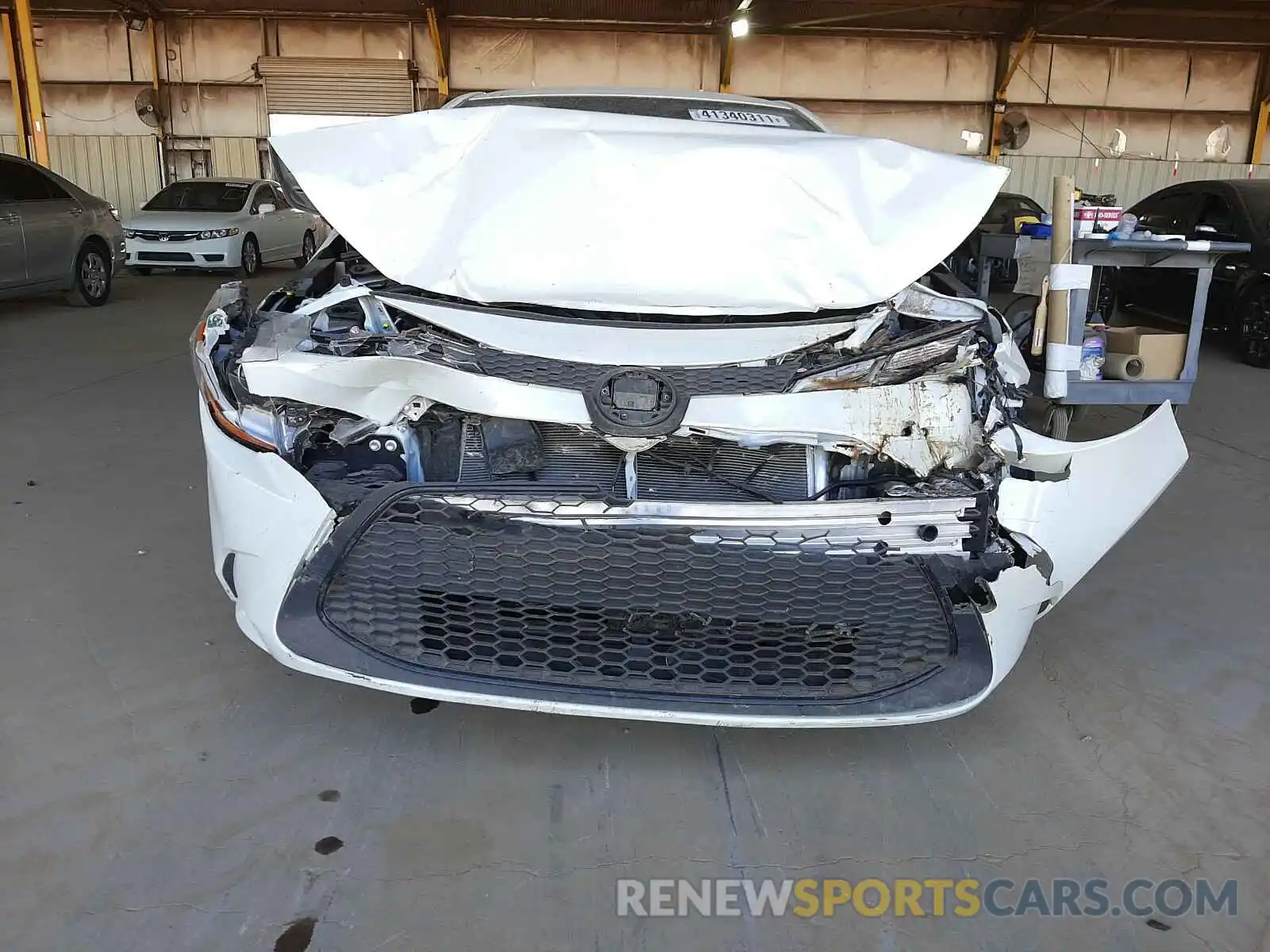 9 Photograph of a damaged car JTDEAMDE6MJ005610 TOYOTA COROLLA 2021