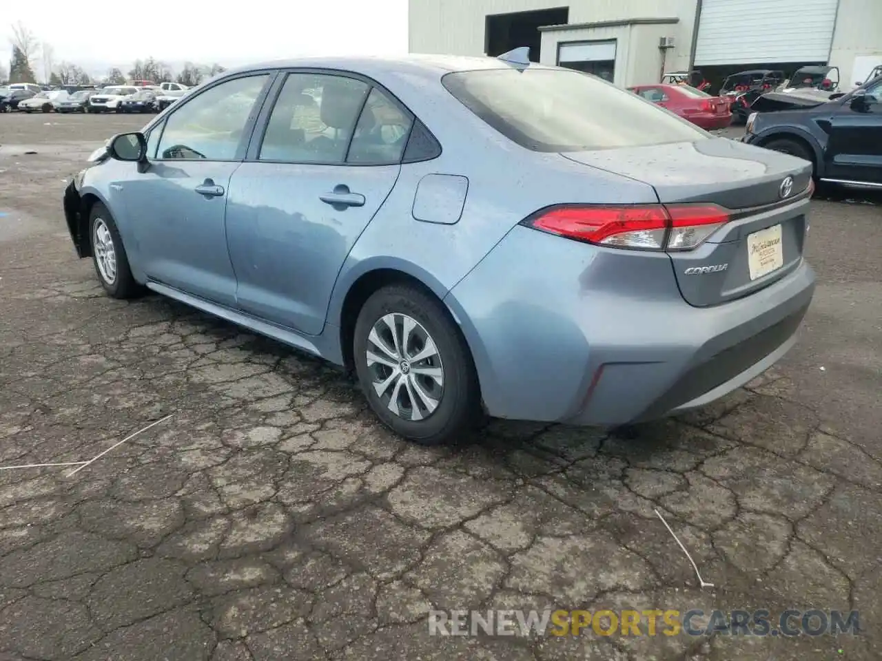 3 Photograph of a damaged car JTDEAMDE6MJ006076 TOYOTA COROLLA 2021