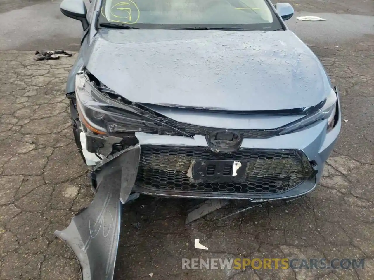 9 Photograph of a damaged car JTDEAMDE6MJ006076 TOYOTA COROLLA 2021