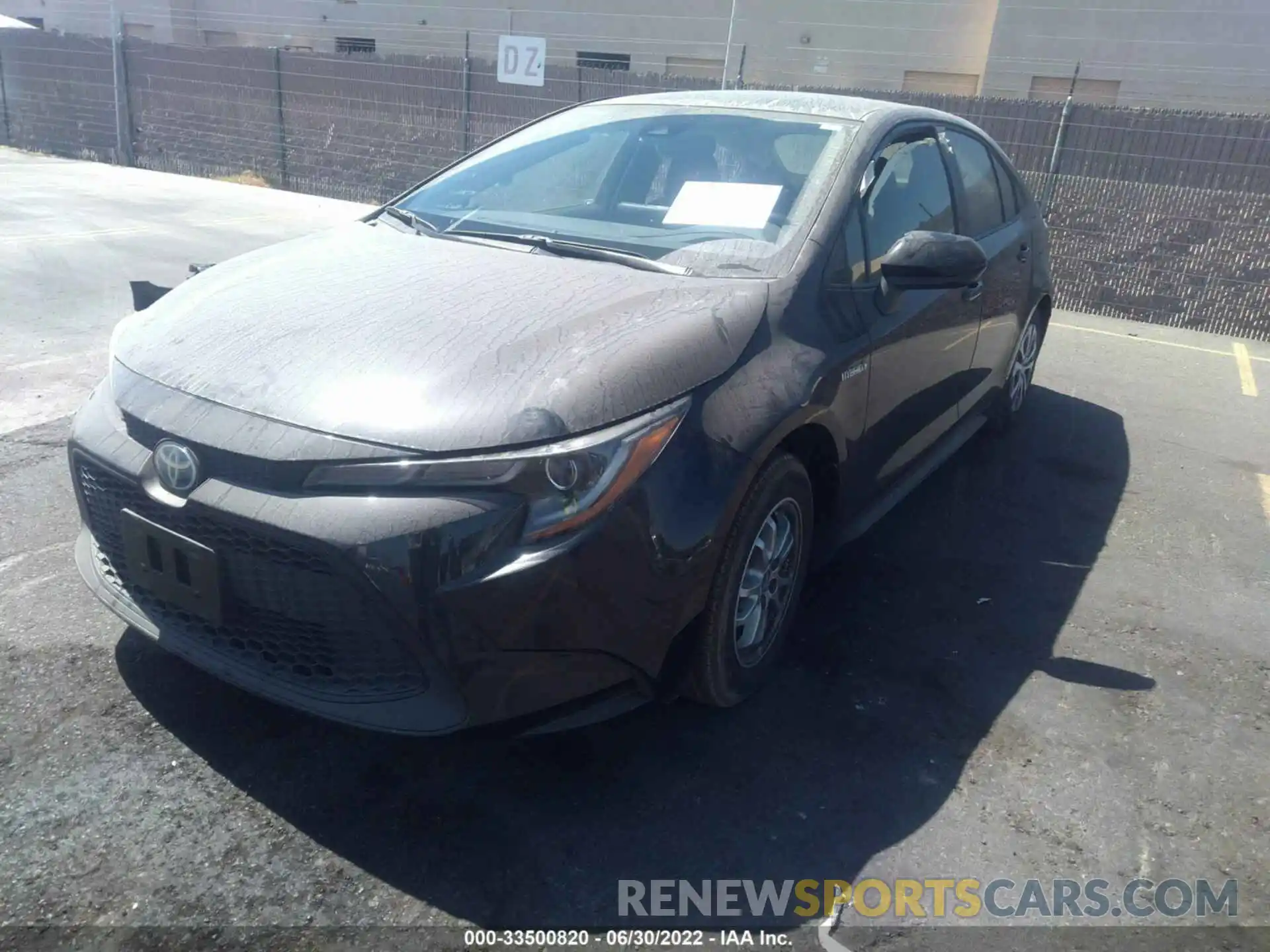 2 Photograph of a damaged car JTDEAMDE6MJ006918 TOYOTA COROLLA 2021