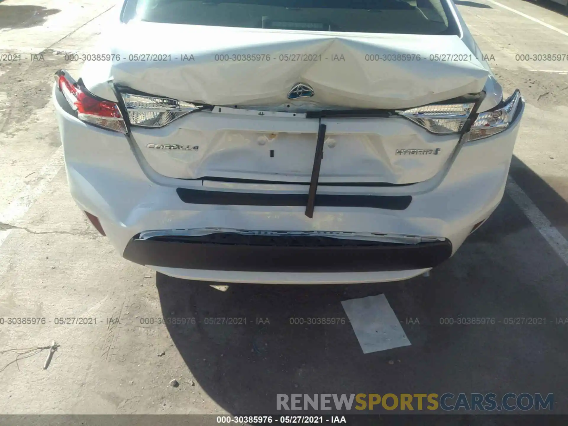 6 Photograph of a damaged car JTDEAMDE6MJ008362 TOYOTA COROLLA 2021