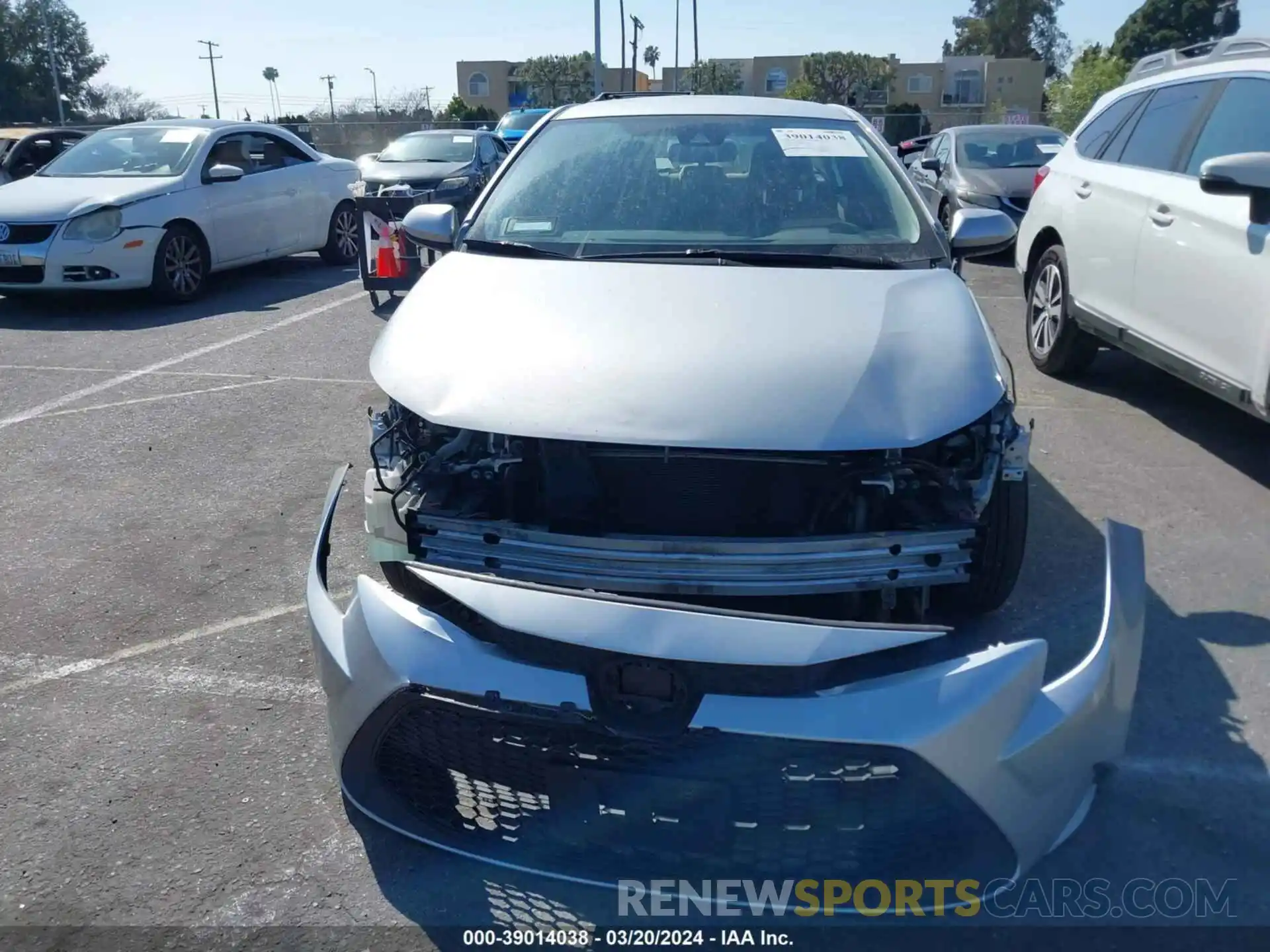 13 Photograph of a damaged car JTDEAMDE6MJ008636 TOYOTA COROLLA 2021