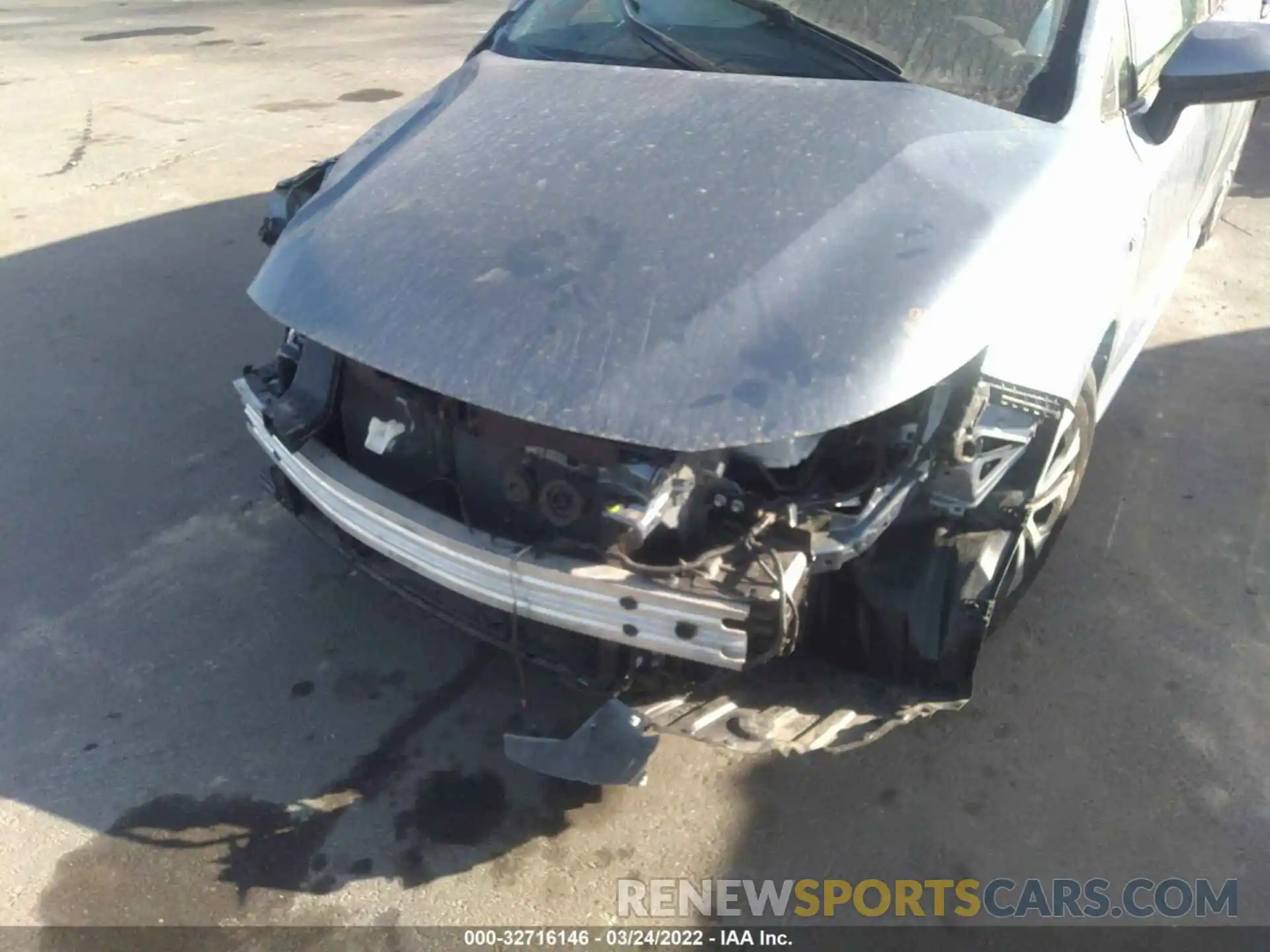 6 Photograph of a damaged car JTDEAMDE6MJ008717 TOYOTA COROLLA 2021