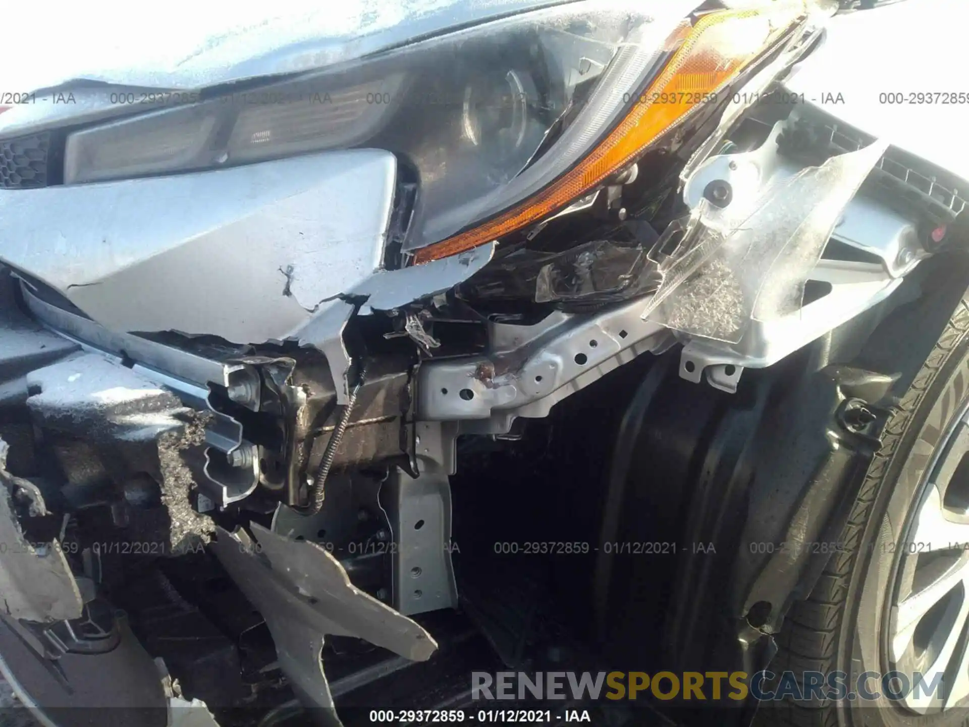 6 Photograph of a damaged car JTDEAMDE6MJ009592 TOYOTA COROLLA 2021