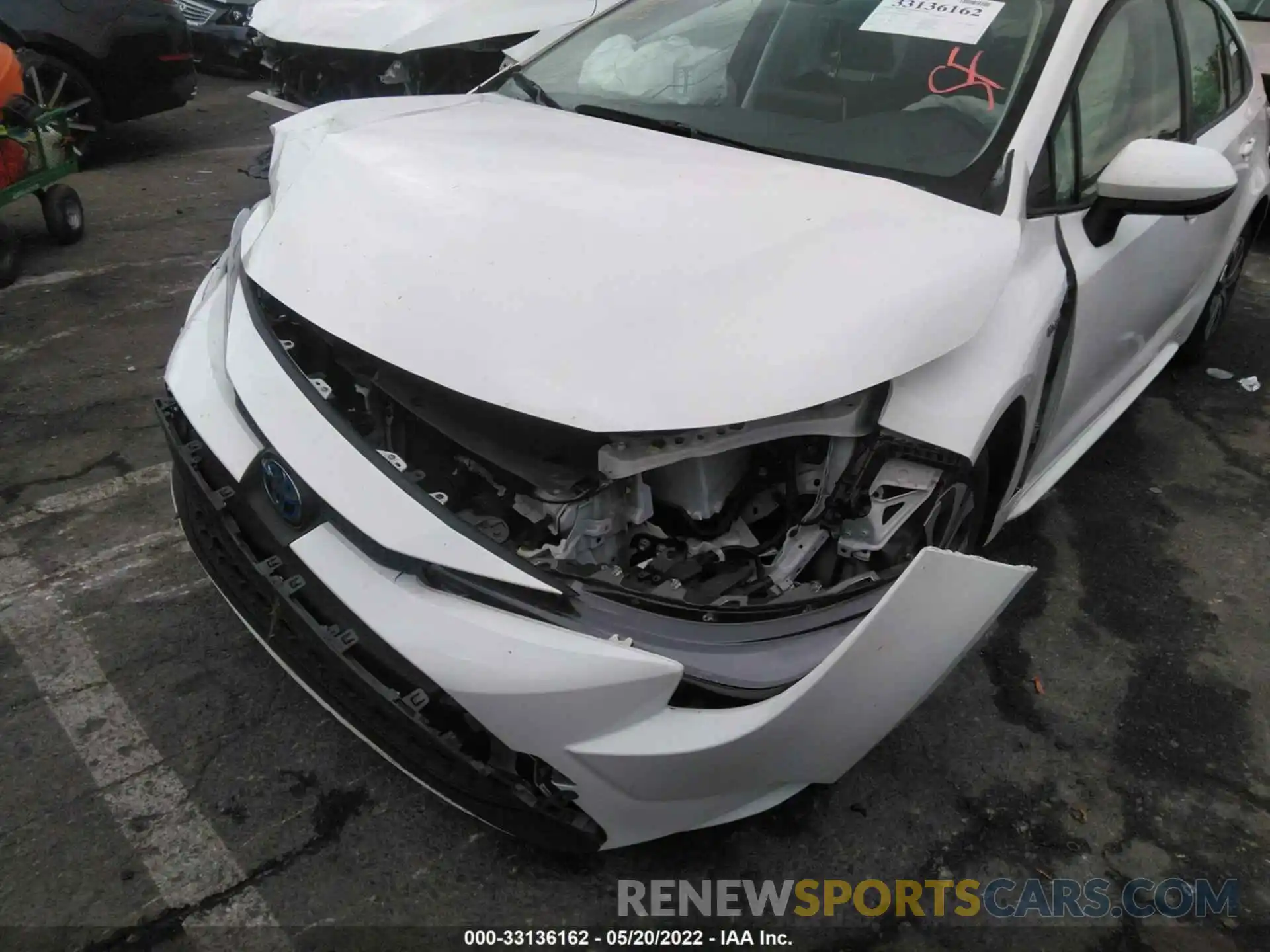 6 Photograph of a damaged car JTDEAMDE6MJ009608 TOYOTA COROLLA 2021