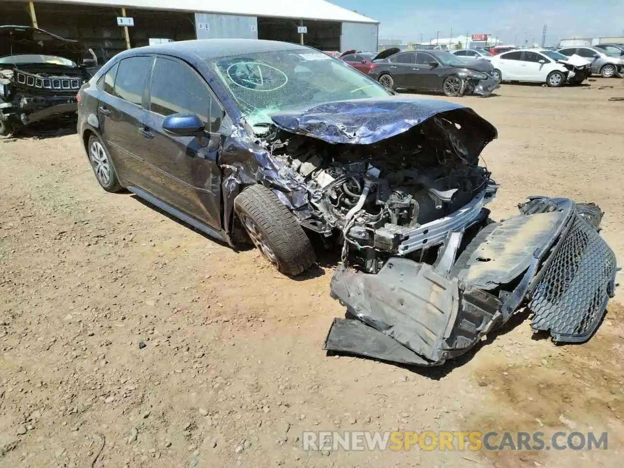 9 Photograph of a damaged car JTDEAMDE6MJ010192 TOYOTA COROLLA 2021