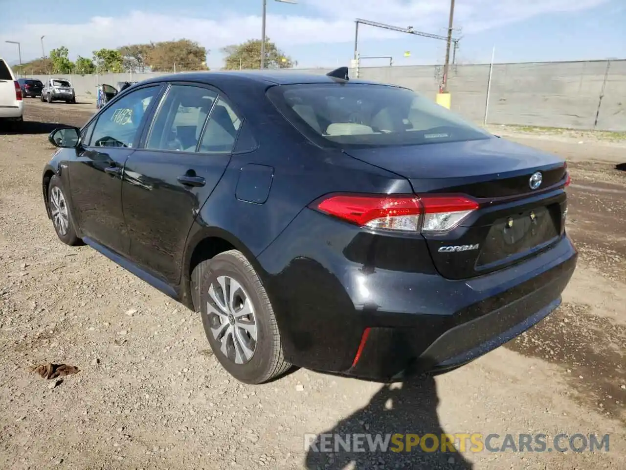 3 Photograph of a damaged car JTDEAMDE6MJ011147 TOYOTA COROLLA 2021