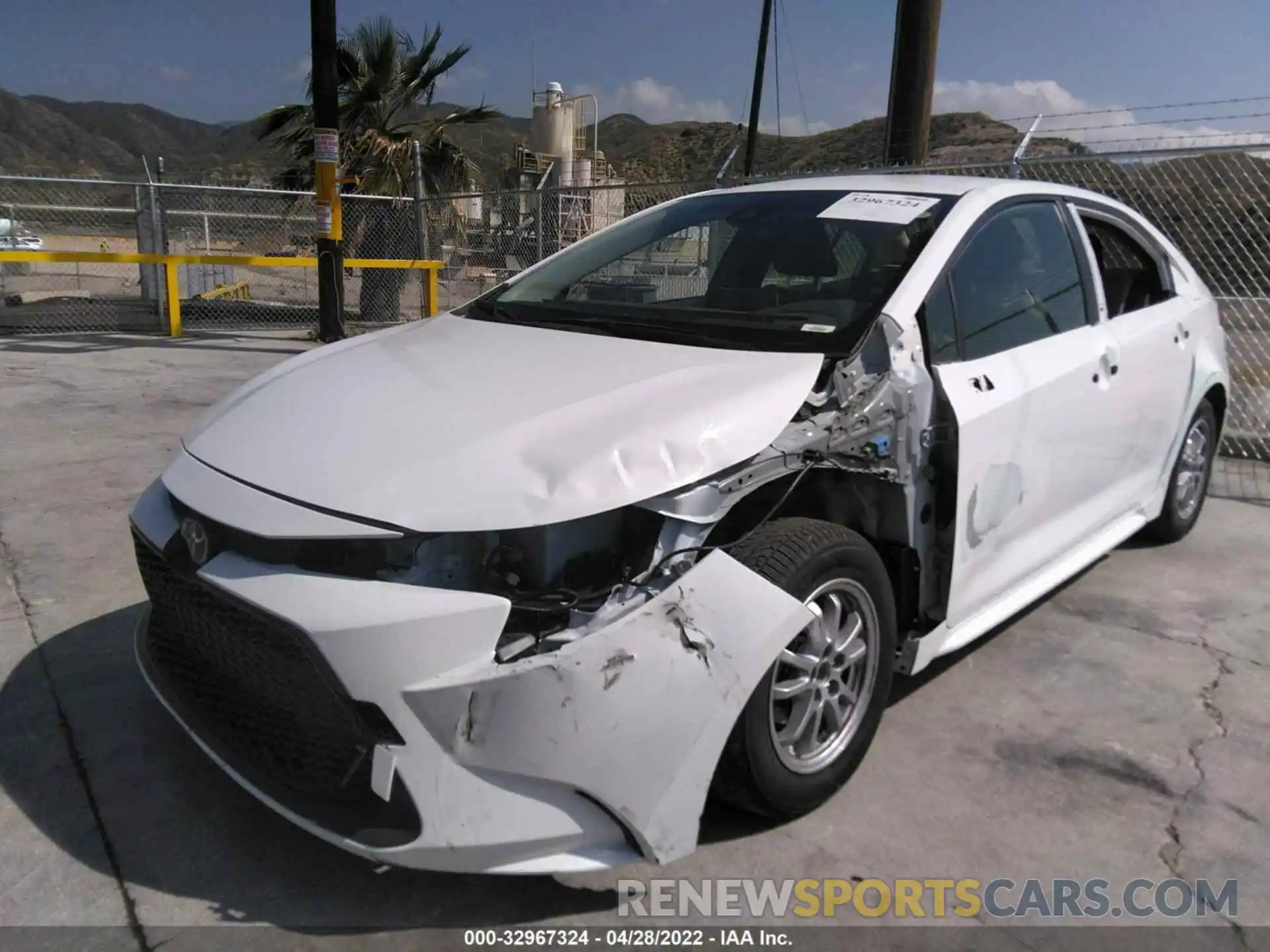 6 Photograph of a damaged car JTDEAMDE6MJ011617 TOYOTA COROLLA 2021