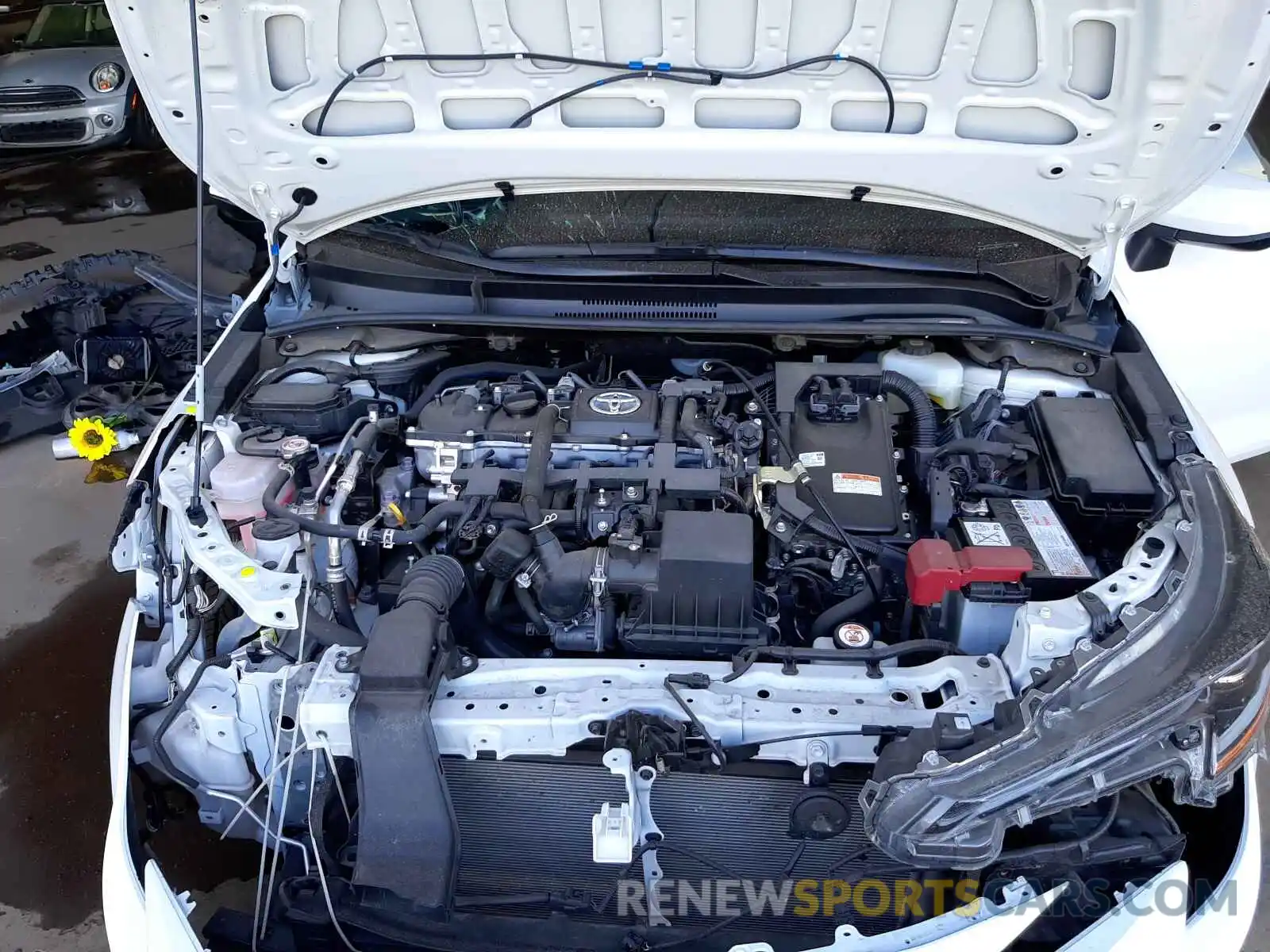 7 Photograph of a damaged car JTDEAMDE6MJ013044 TOYOTA COROLLA 2021