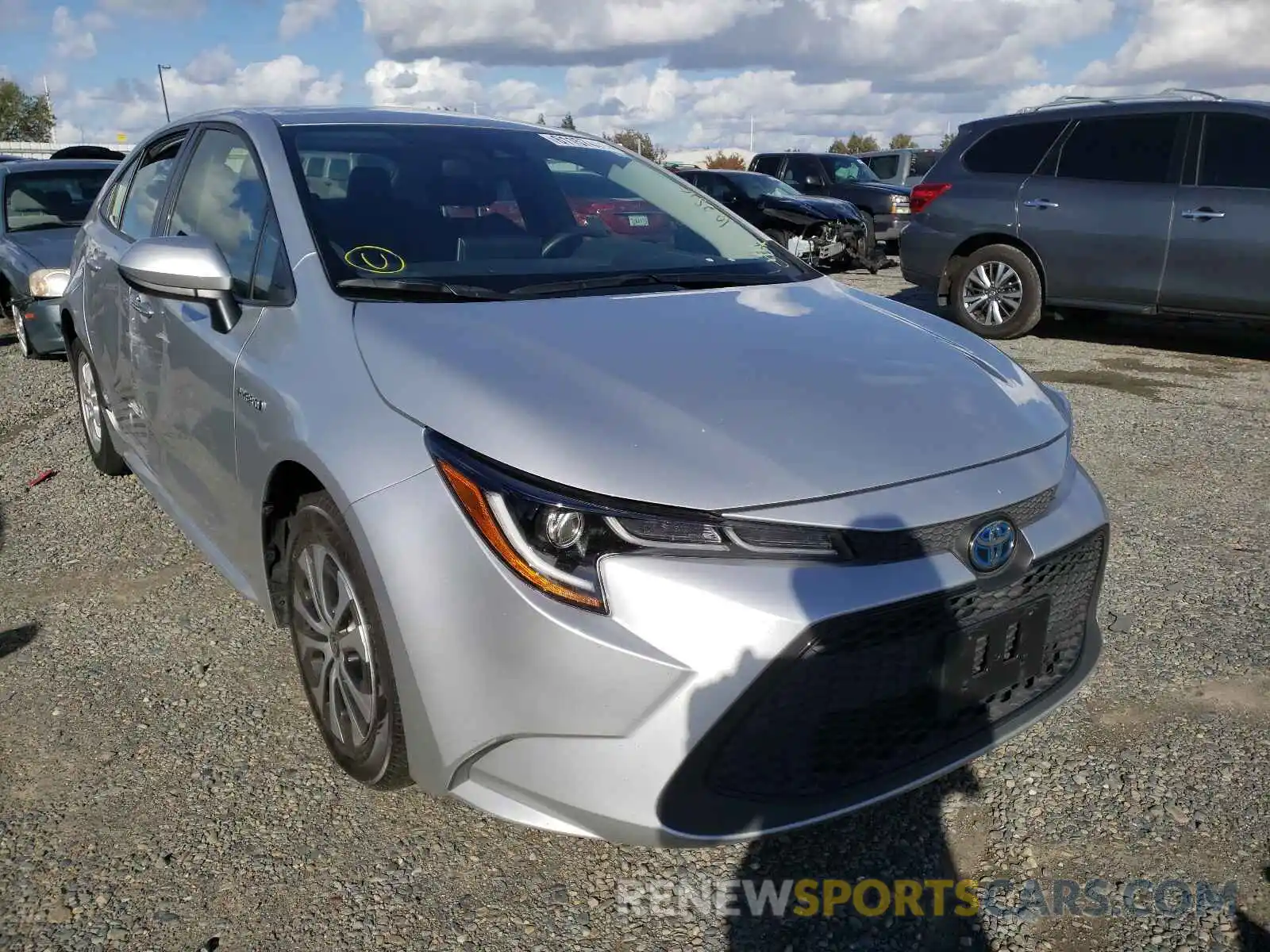 1 Photograph of a damaged car JTDEAMDE6MJ014226 TOYOTA COROLLA 2021