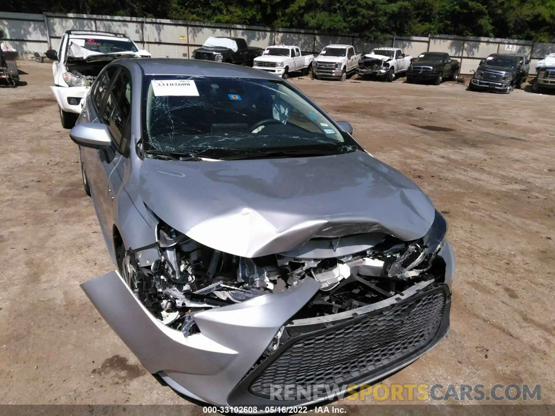 6 Photograph of a damaged car JTDEAMDE6MJ016865 TOYOTA COROLLA 2021