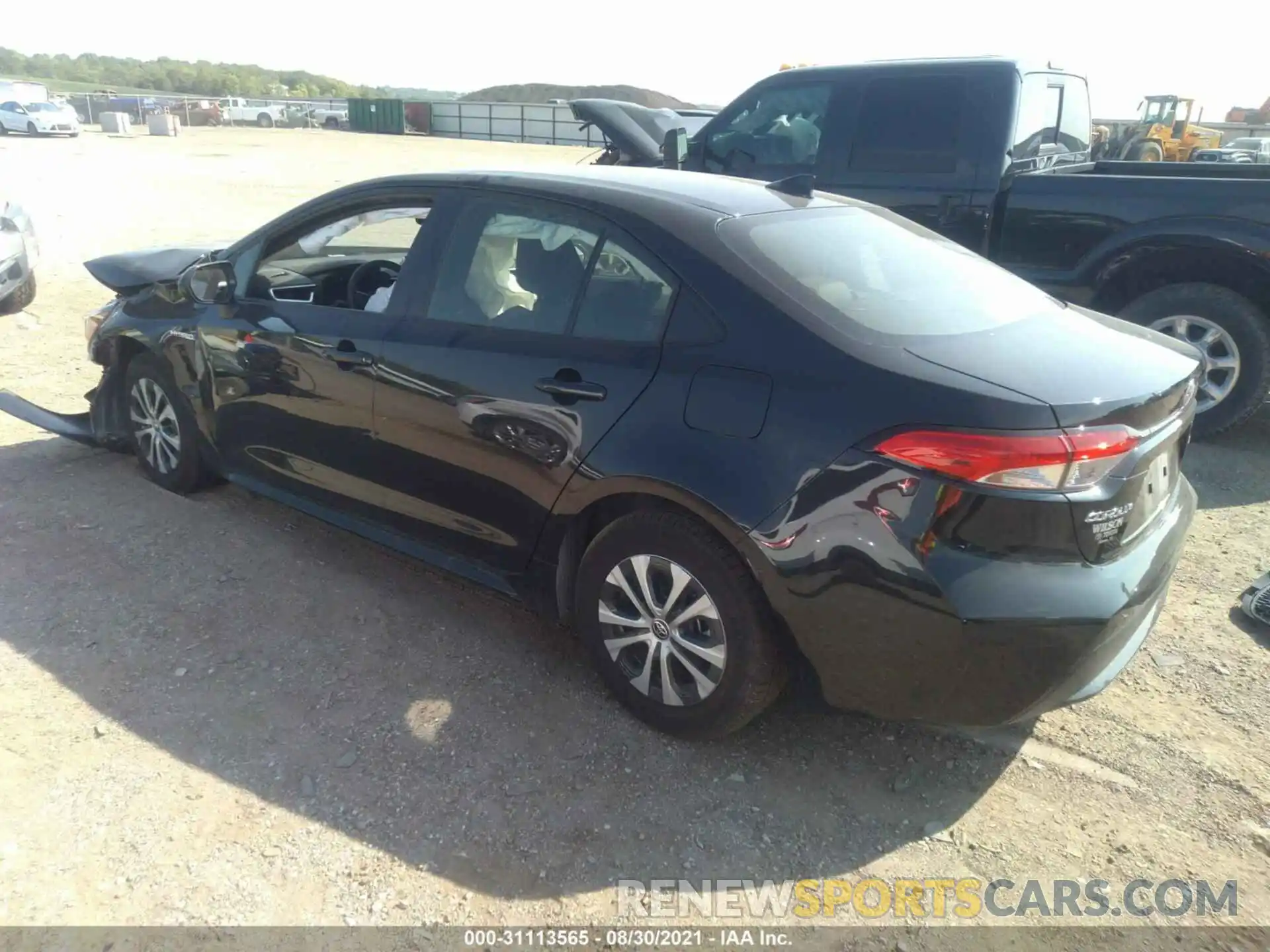 3 Photograph of a damaged car JTDEAMDE6MJ016946 TOYOTA COROLLA 2021