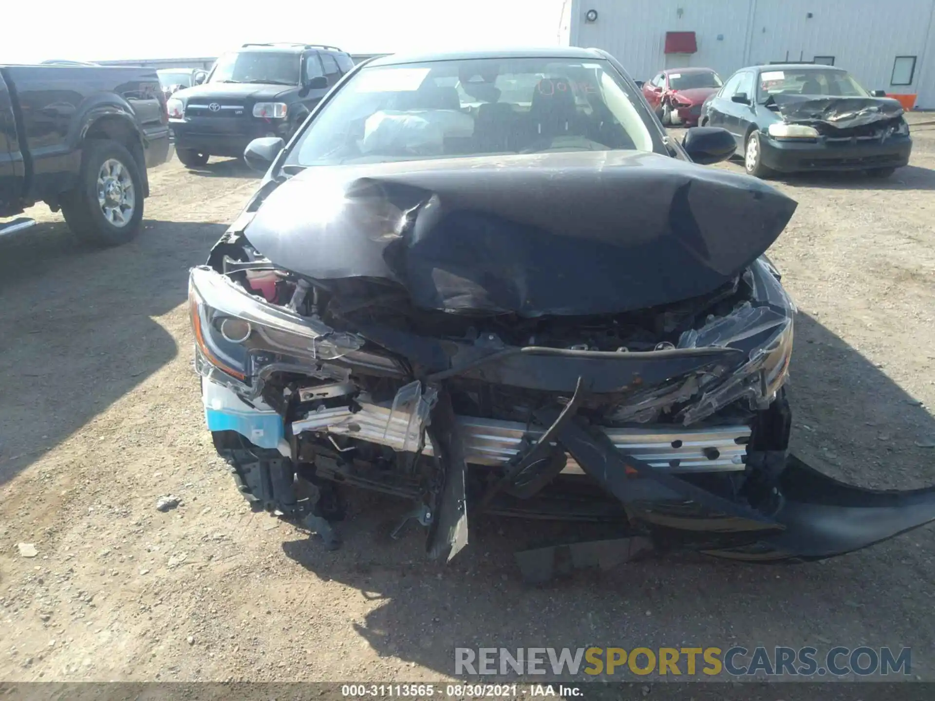 6 Photograph of a damaged car JTDEAMDE6MJ016946 TOYOTA COROLLA 2021