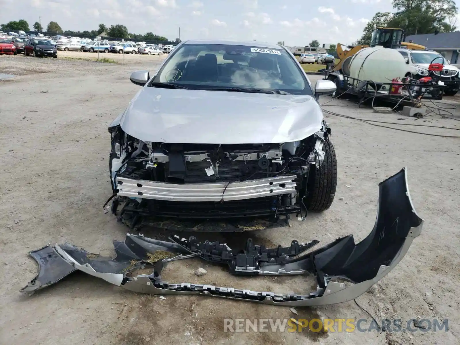 9 Photograph of a damaged car JTDEAMDE6MJ017367 TOYOTA COROLLA 2021