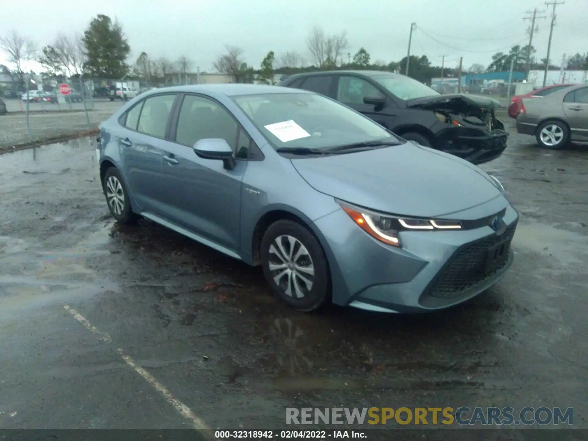 1 Photograph of a damaged car JTDEAMDE6MJ019510 TOYOTA COROLLA 2021