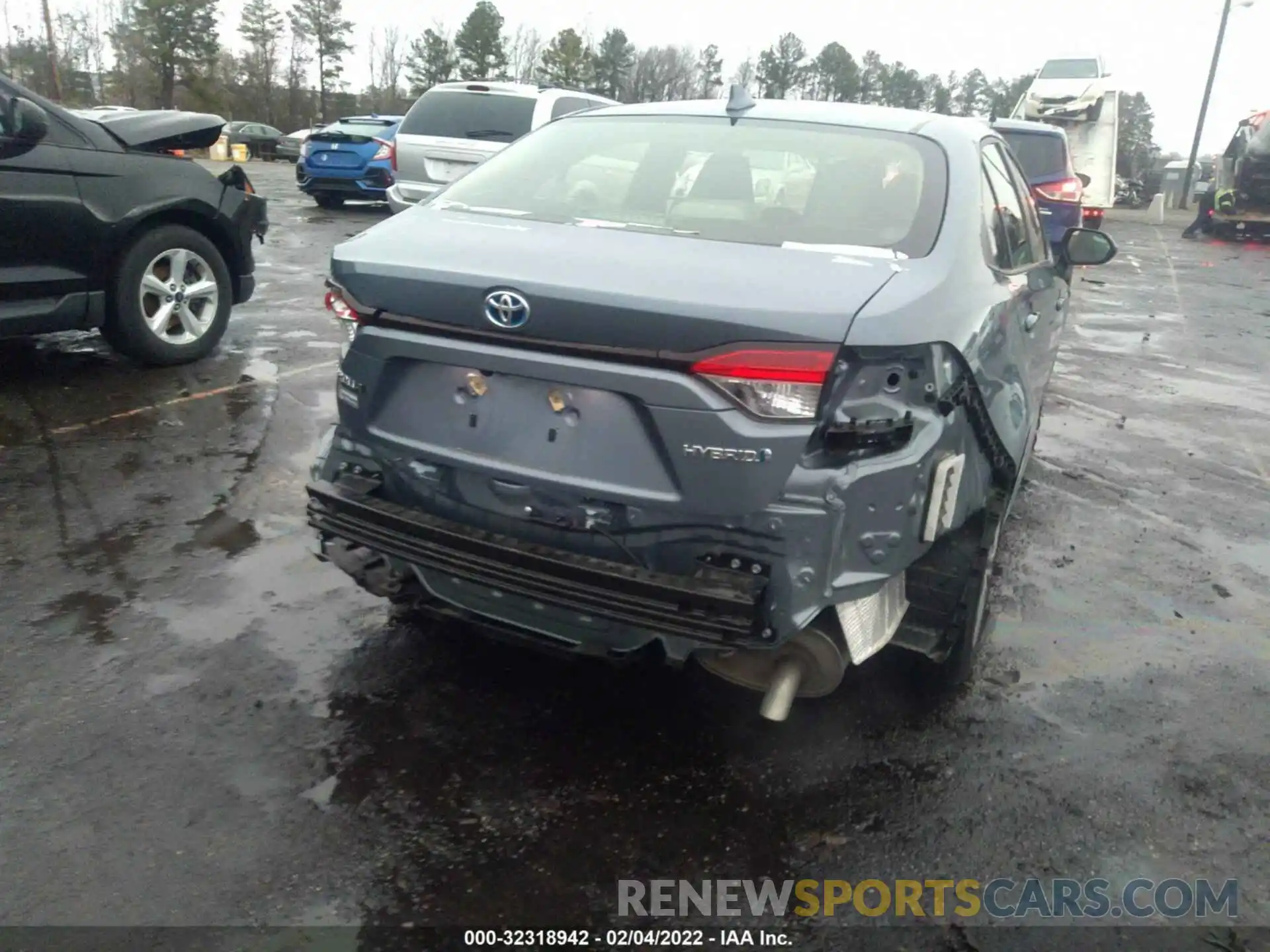 6 Photograph of a damaged car JTDEAMDE6MJ019510 TOYOTA COROLLA 2021