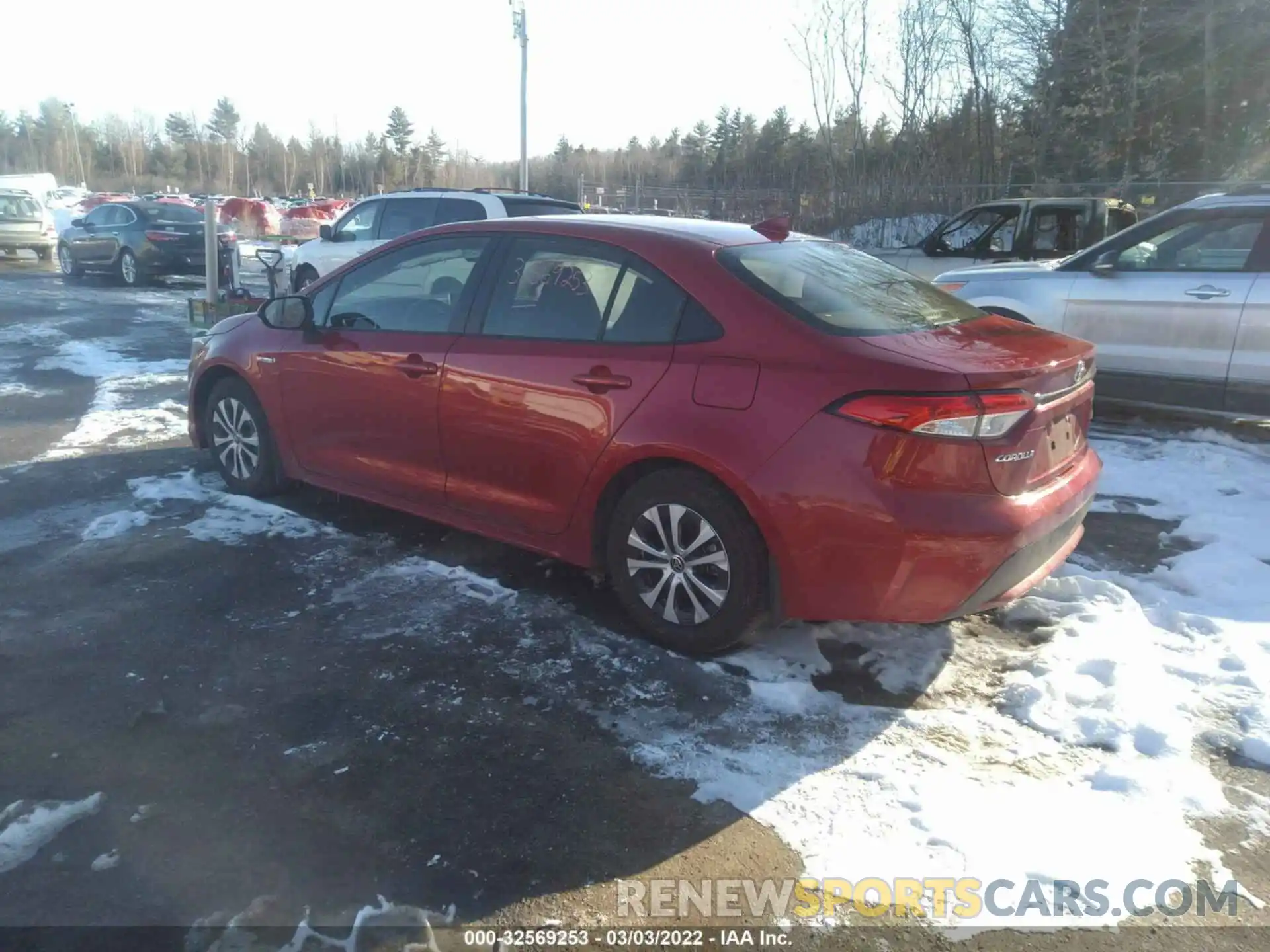 3 Photograph of a damaged car JTDEAMDE6MJ020303 TOYOTA COROLLA 2021