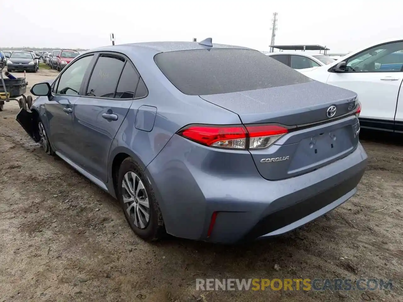 3 Photograph of a damaged car JTDEAMDE6MJ020771 TOYOTA COROLLA 2021