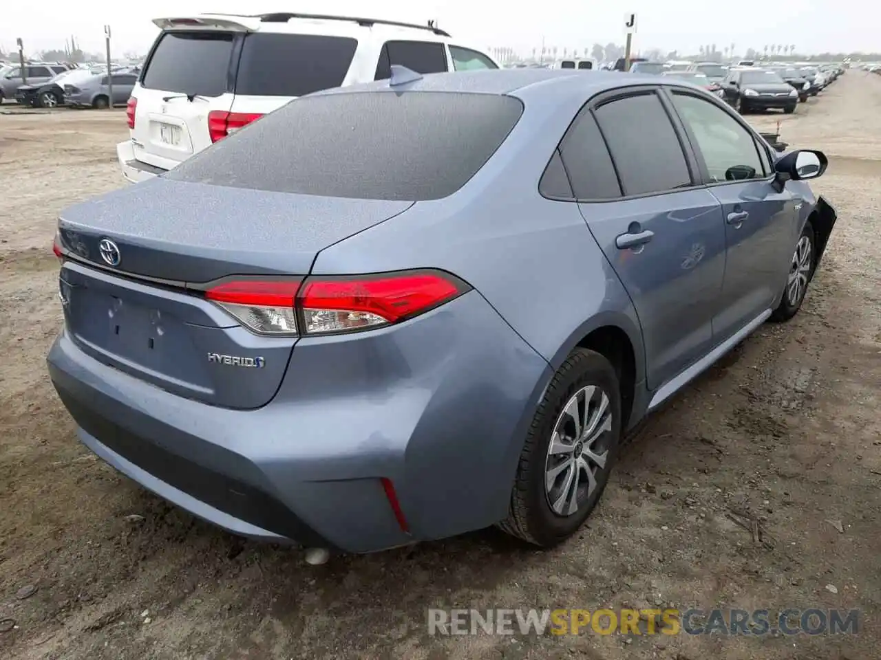 4 Photograph of a damaged car JTDEAMDE6MJ020771 TOYOTA COROLLA 2021