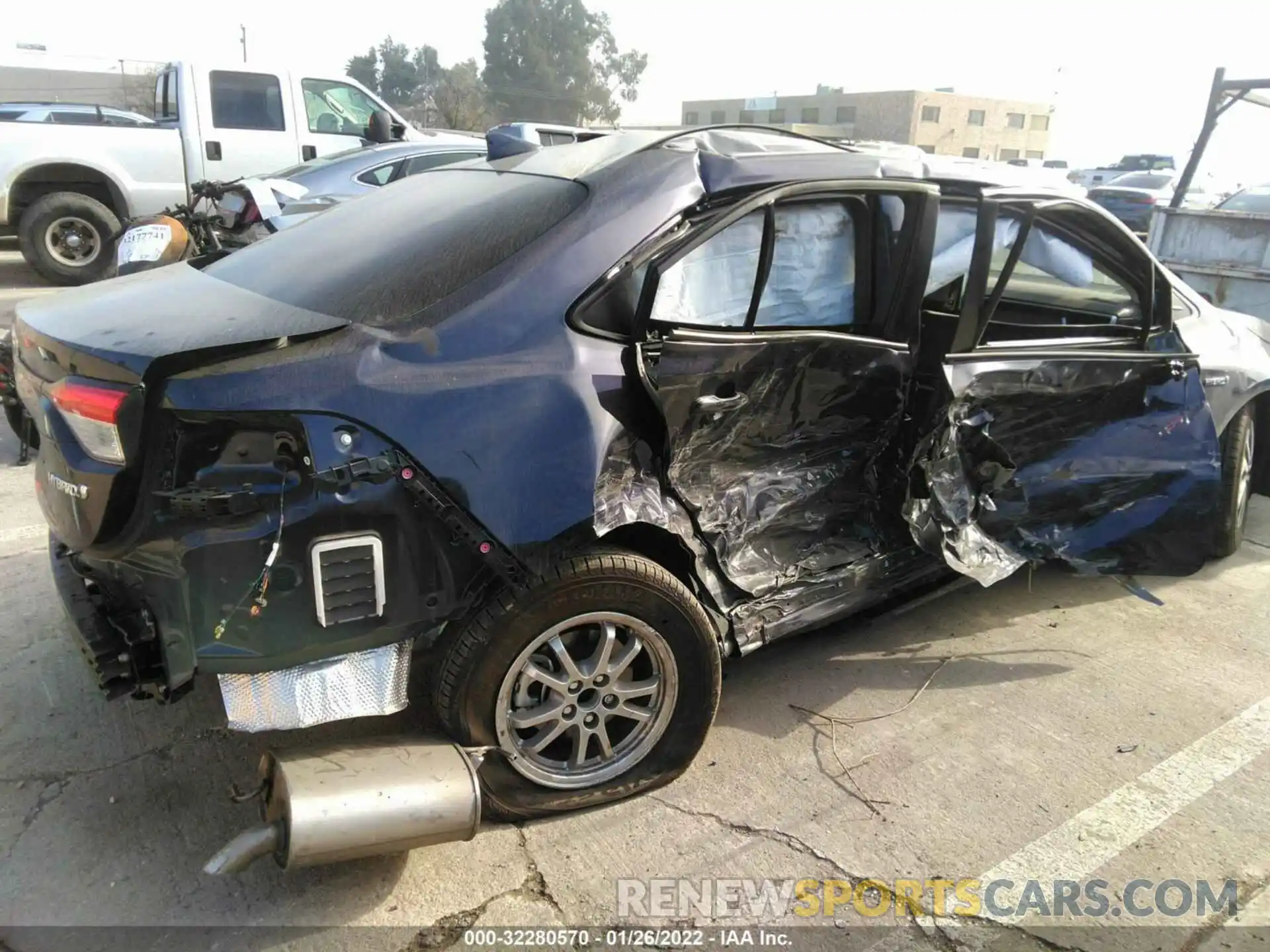 6 Photograph of a damaged car JTDEAMDE6MJ021581 TOYOTA COROLLA 2021