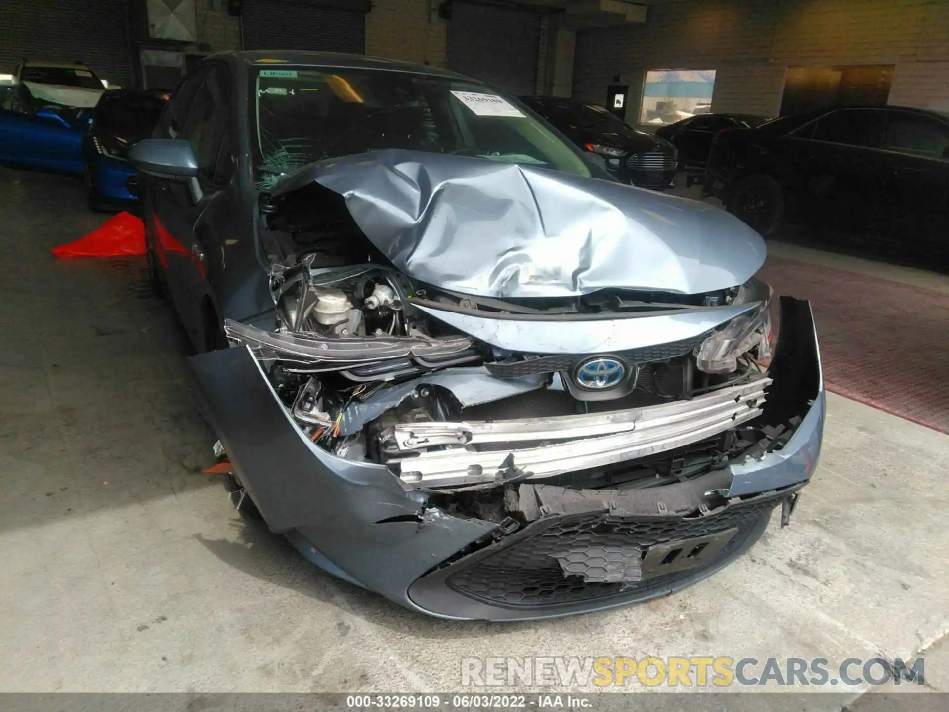 6 Photograph of a damaged car JTDEAMDE6MJ023279 TOYOTA COROLLA 2021