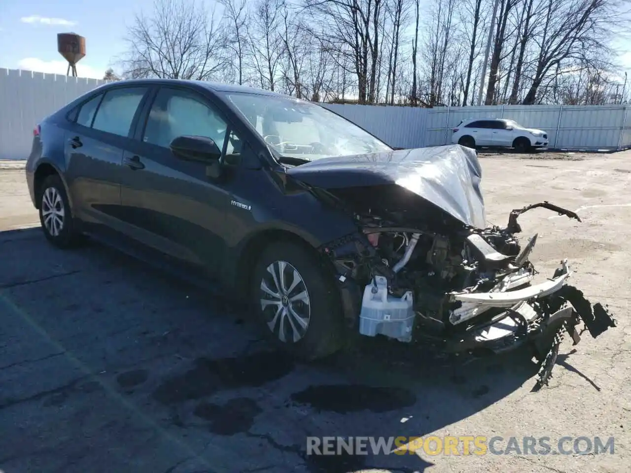 1 Photograph of a damaged car JTDEAMDE6MJ023802 TOYOTA COROLLA 2021