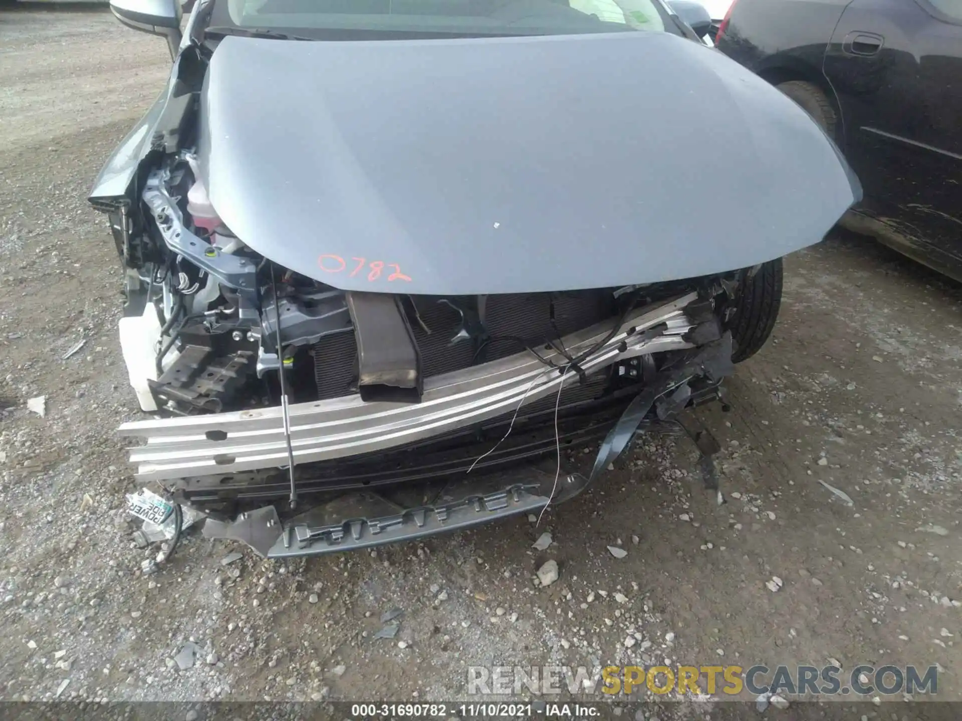 6 Photograph of a damaged car JTDEAMDE6MJ024433 TOYOTA COROLLA 2021