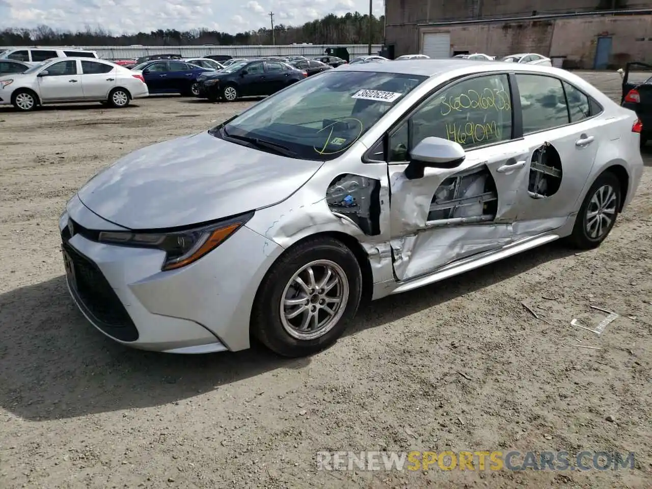 9 Photograph of a damaged car JTDEAMDE6MJ024576 TOYOTA COROLLA 2021