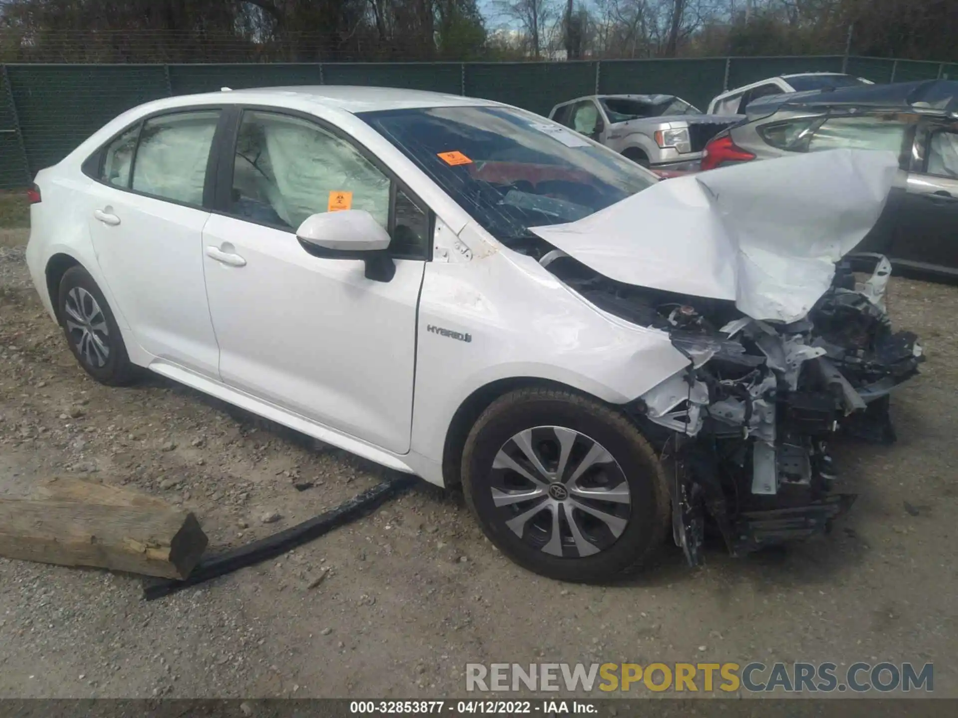 1 Photograph of a damaged car JTDEAMDE6MJ026005 TOYOTA COROLLA 2021