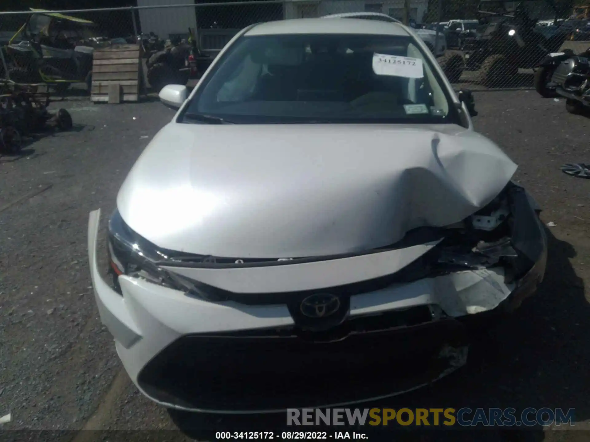 6 Photograph of a damaged car JTDEAMDE6MJ026117 TOYOTA COROLLA 2021