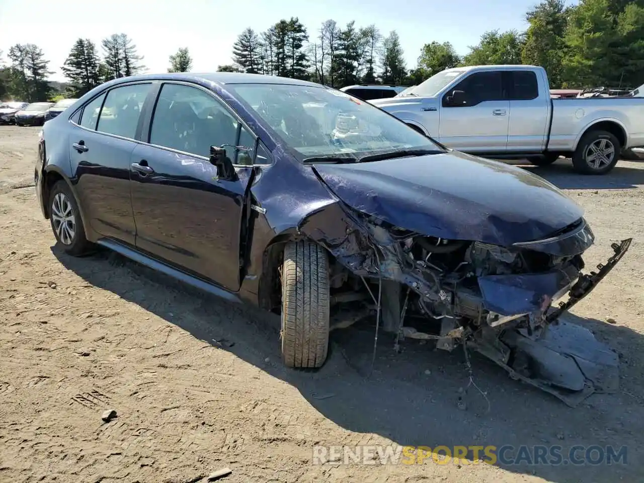 4 Photograph of a damaged car JTDEAMDE6MJ026389 TOYOTA COROLLA 2021