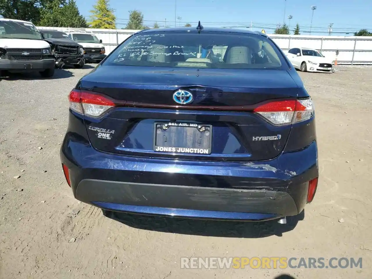 6 Photograph of a damaged car JTDEAMDE6MJ026389 TOYOTA COROLLA 2021