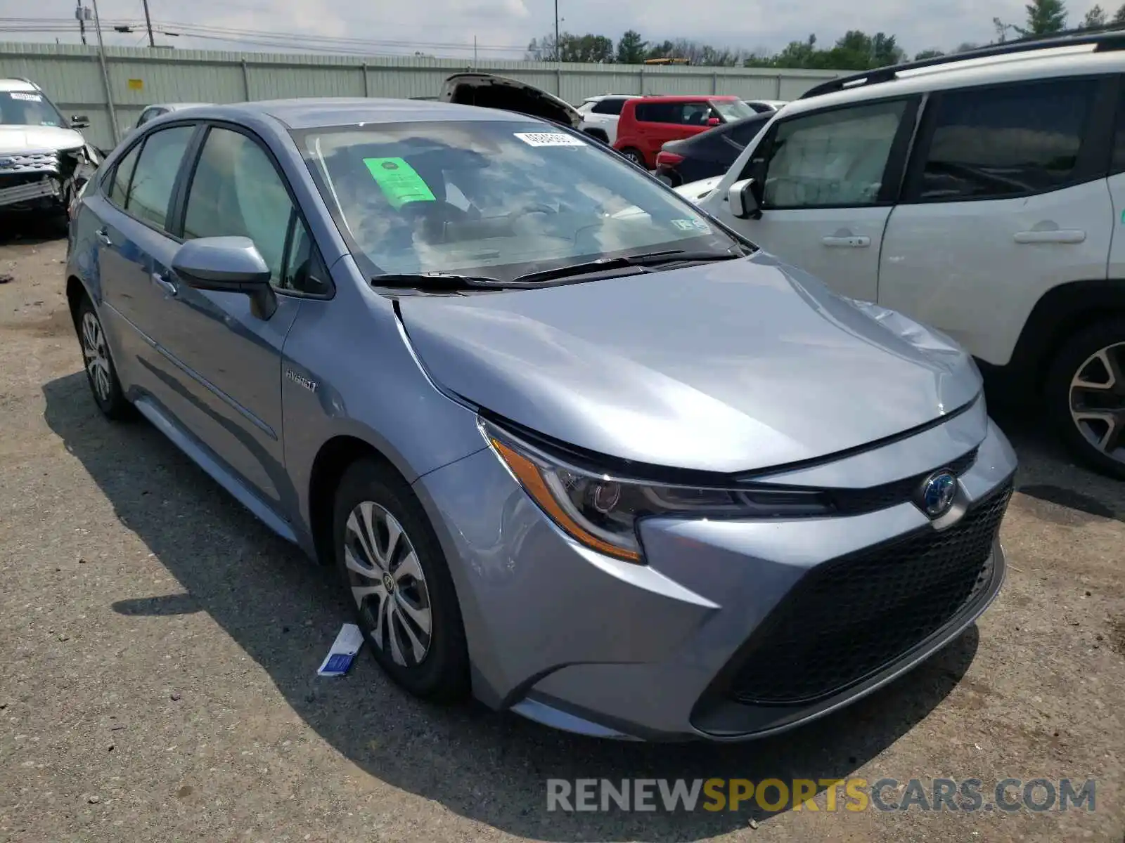 1 Photograph of a damaged car JTDEAMDE6MJ026845 TOYOTA COROLLA 2021