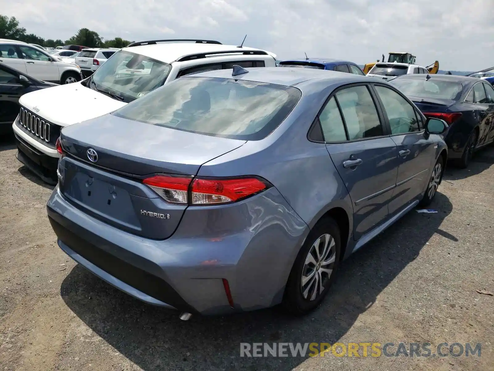 4 Photograph of a damaged car JTDEAMDE6MJ026845 TOYOTA COROLLA 2021