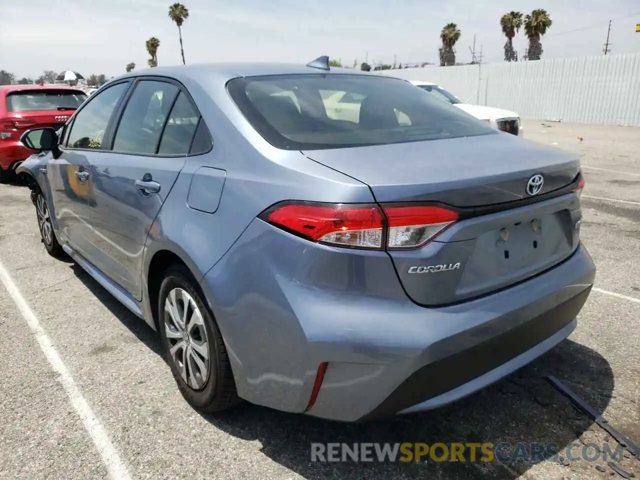 3 Photograph of a damaged car JTDEAMDE6MJ027848 TOYOTA COROLLA 2021