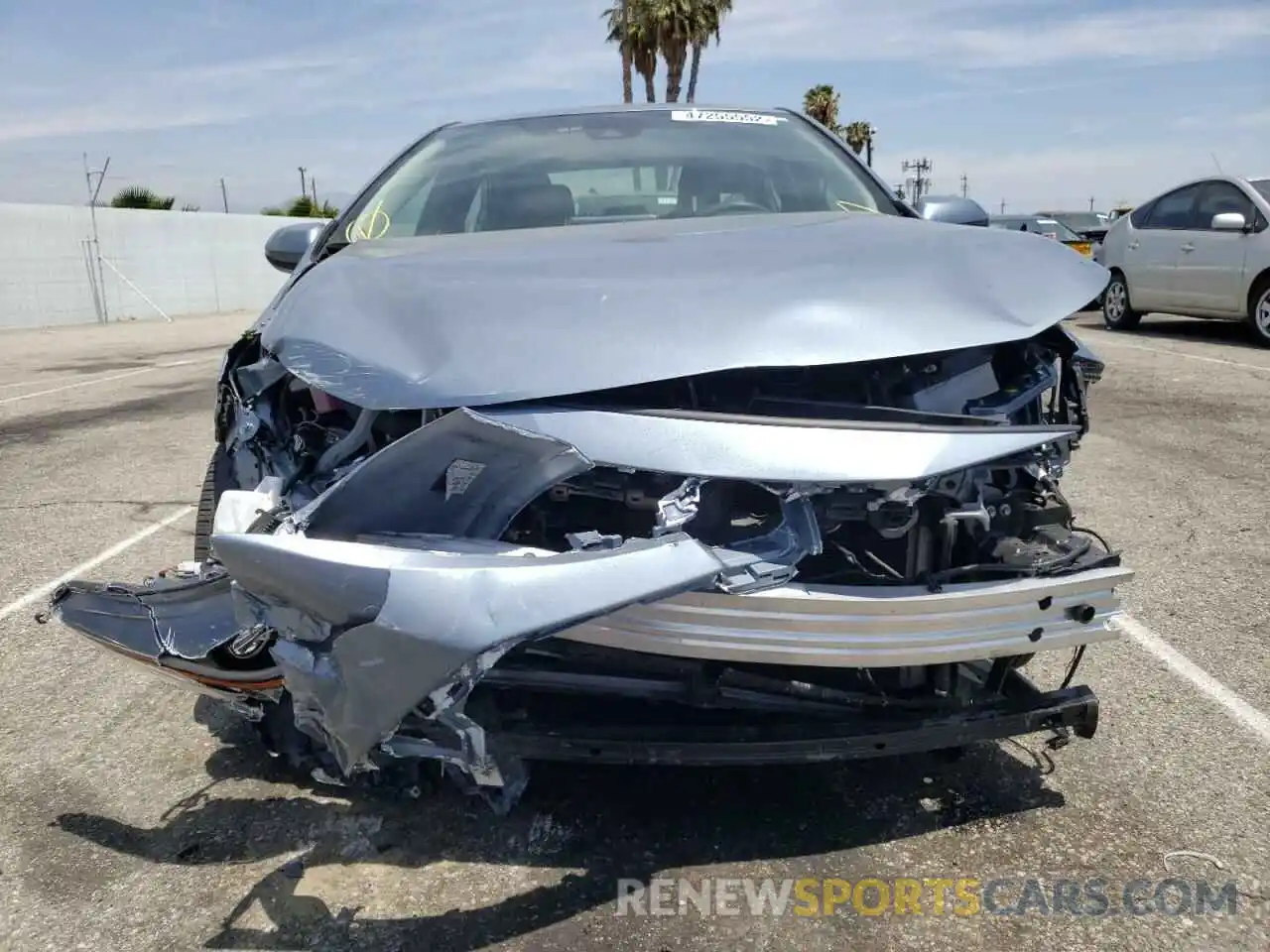 9 Photograph of a damaged car JTDEAMDE6MJ027848 TOYOTA COROLLA 2021