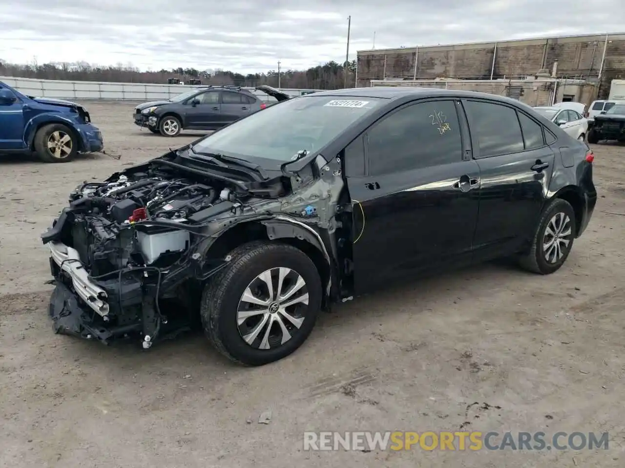 1 Photograph of a damaged car JTDEAMDE6MJ032323 TOYOTA COROLLA 2021