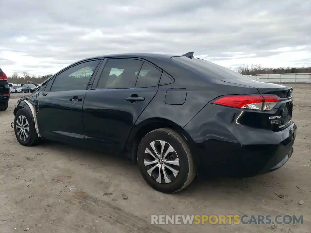 2 Photograph of a damaged car JTDEAMDE6MJ032323 TOYOTA COROLLA 2021