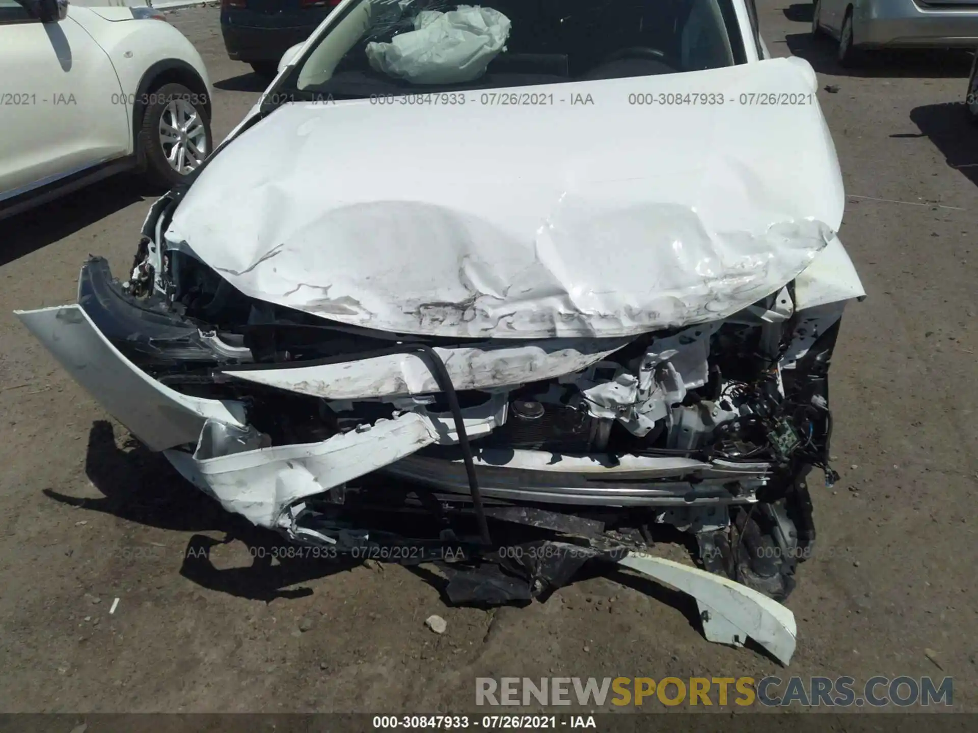 6 Photograph of a damaged car JTDEAMDE7MJ000691 TOYOTA COROLLA 2021