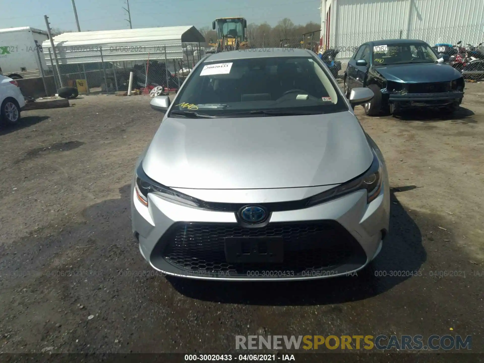 6 Photograph of a damaged car JTDEAMDE7MJ002909 TOYOTA COROLLA 2021