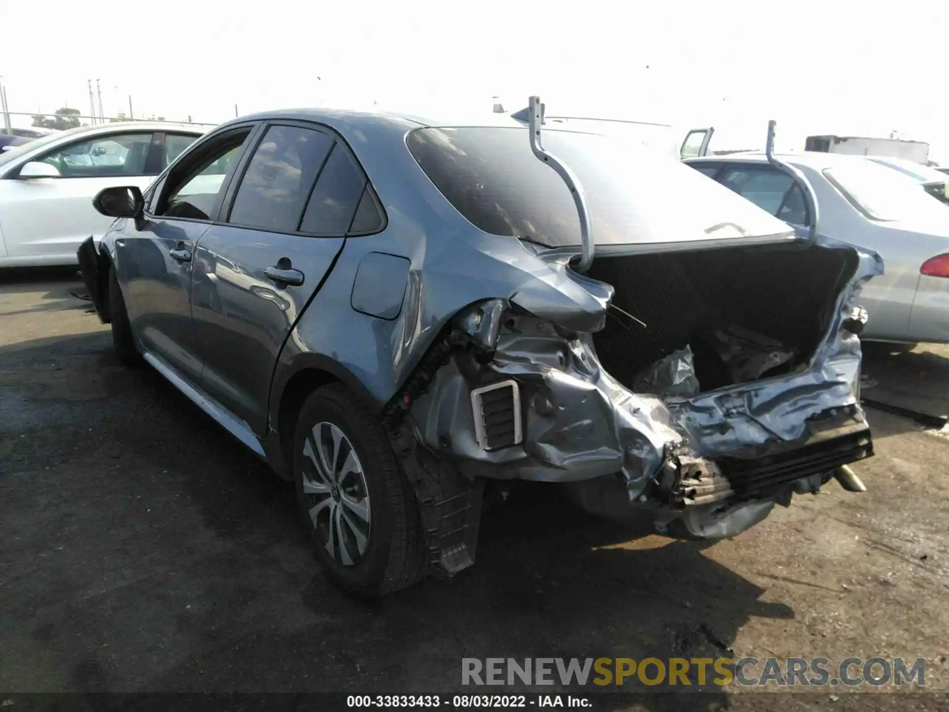 3 Photograph of a damaged car JTDEAMDE7MJ002988 TOYOTA COROLLA 2021