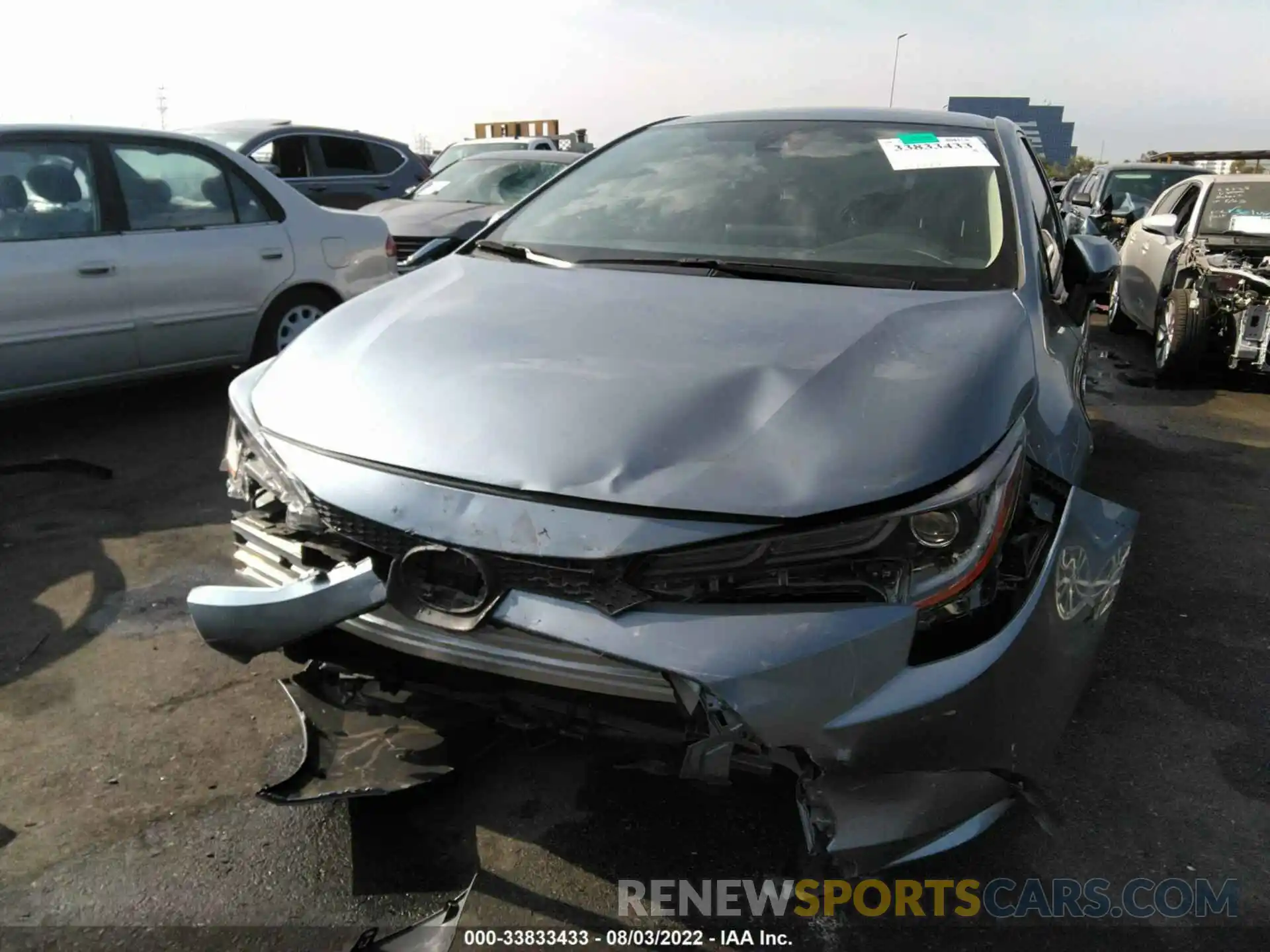 6 Photograph of a damaged car JTDEAMDE7MJ002988 TOYOTA COROLLA 2021