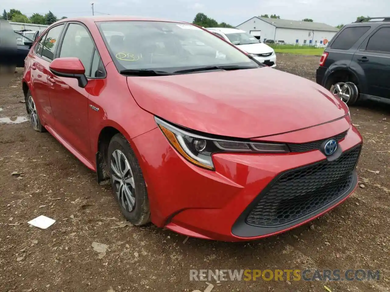 1 Photograph of a damaged car JTDEAMDE7MJ003252 TOYOTA COROLLA 2021