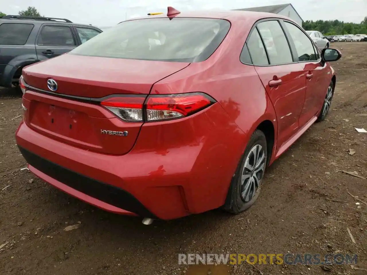 4 Photograph of a damaged car JTDEAMDE7MJ003252 TOYOTA COROLLA 2021